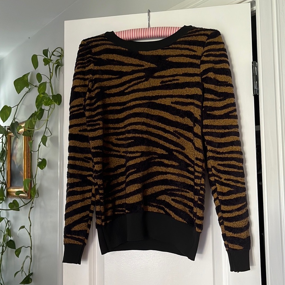 Animal print sweater